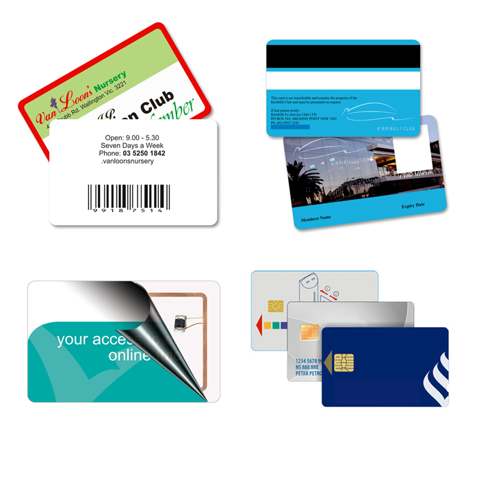 Three important types of Plastic Card